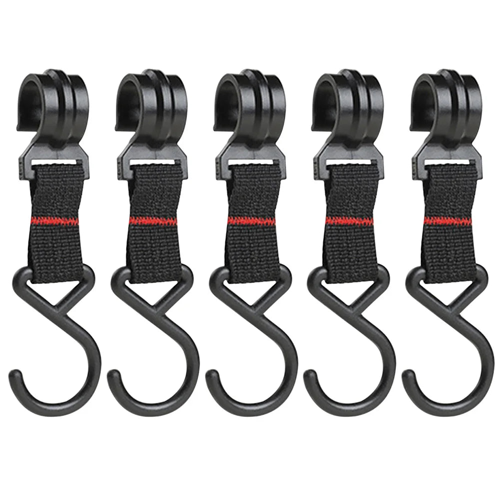 5/10pcs Outdoor Camping Moveable Hooks Detachable S-Shaped Hooks Hanging Storage Rack Multifunctional Outdoor Tools