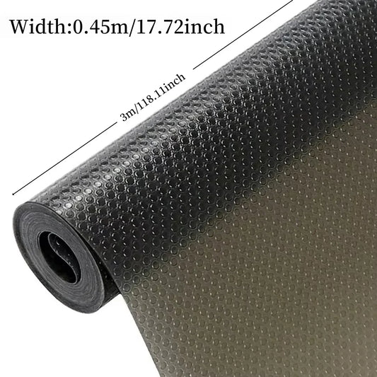 1PC 3meters/5m Reusable Drawer Liners Washable Non-slip Placemats Kitchen Cabinet Mats Refrigerator Non-slip Liners Shelf Paper