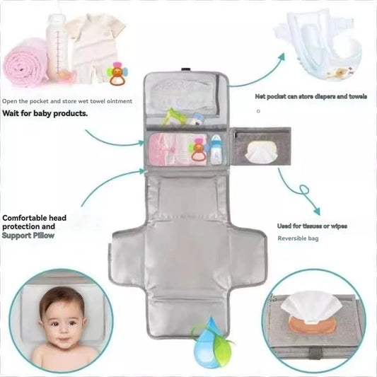 NEW Baby Diaper Pad Portable Diaper Pad For Going Out Extended Foldable Breathable Newborn Leakproof Waterproof And Urine-proof
