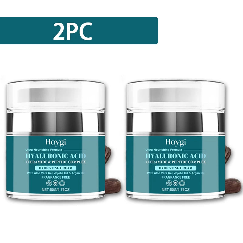 New Hyaluronic Acid Cream Ceramide Promotes Skin Elasticity Luster Nourishing Nourishing Locking Moisture Improve Skin Texture