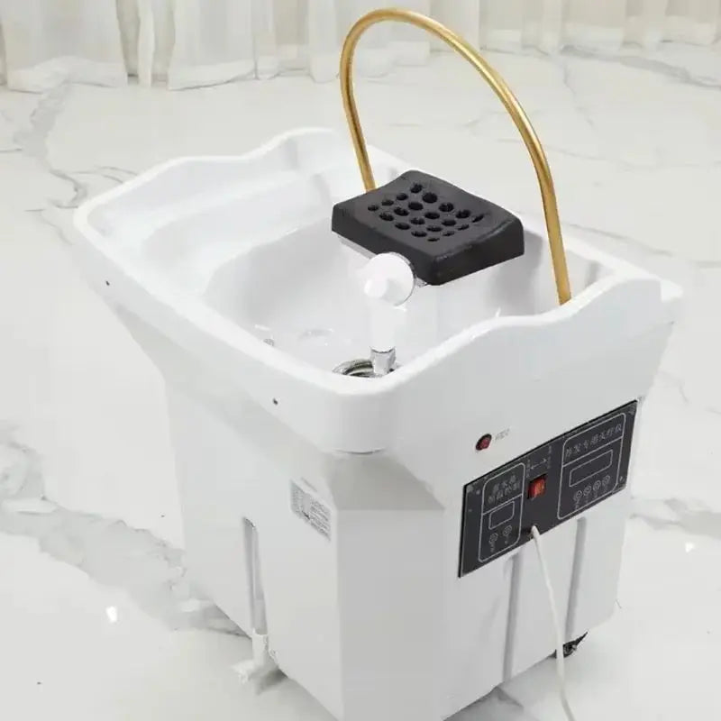 Japanese style convenient cleaning shampoo bed, lightweight shampoo basin, reclining shampoo basin, head spa shampoo basin