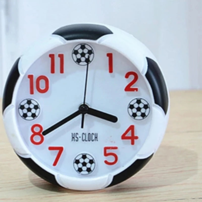 Creative Football Alarm Clock Desktop Alarm Clock Student Desktop Alarm Clock Round Alarm Clock Table Clock Digital Poin