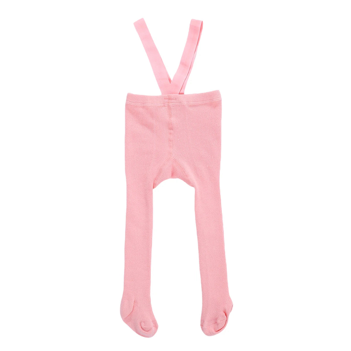 Wholesale Babys Cotton Suspender Pantyhose Infants Baby Girls Boys Cute Solid Color High Waist Bandage Overall Leggings Tights