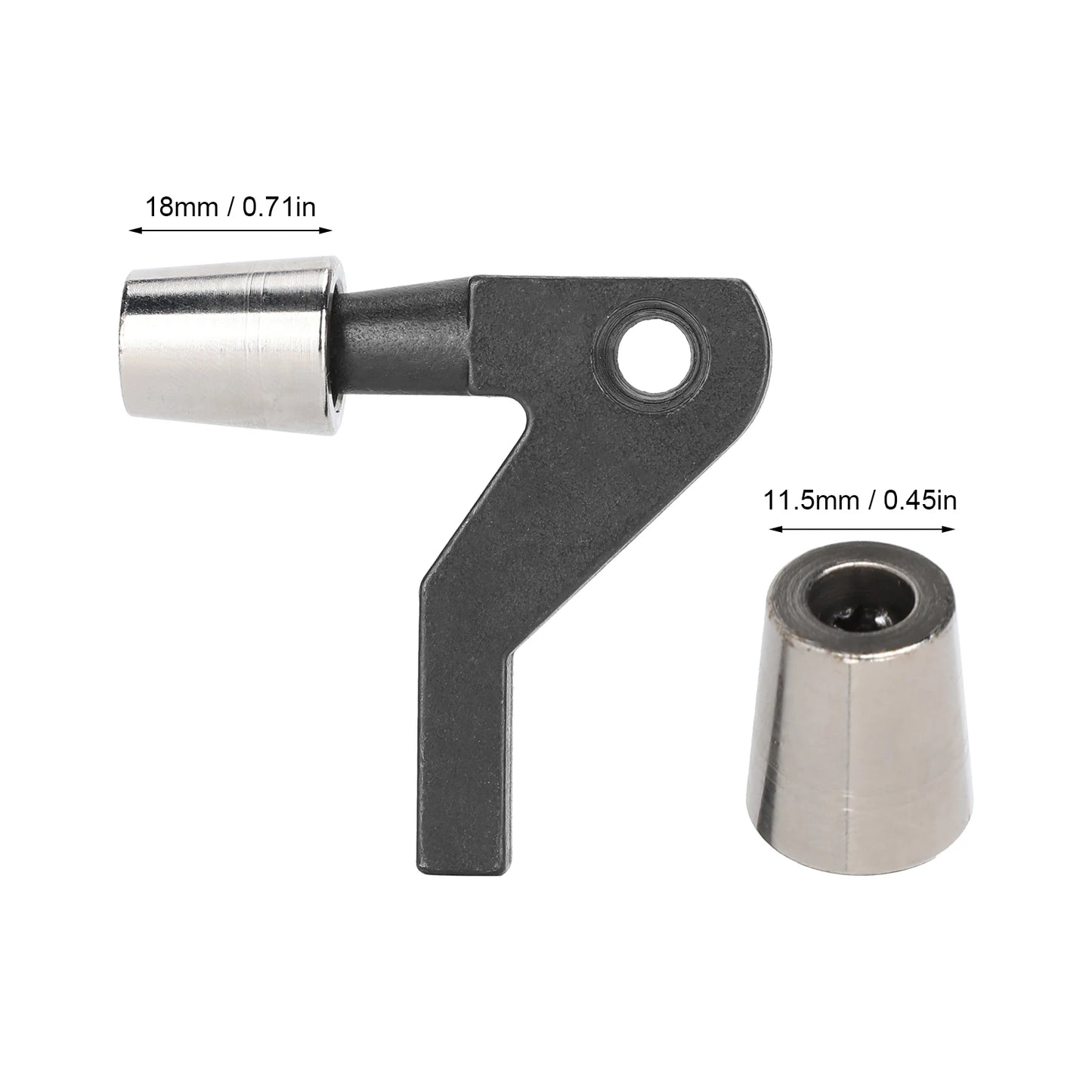 Skiving Leather Machine Presser Foot 801/CS‑747 Spare Part Roller Foot Replacement 1Y‑140 Skiving Leather Machine Spare Part