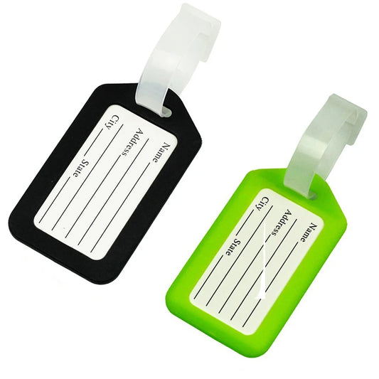 10pcs Luggage Tags Suitcase Label Bag Travel Accessories