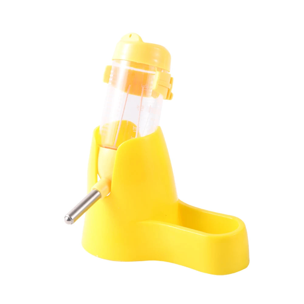 Pet Hamster Drinker Water Bottle Dispenser Feeder Hanging Pet Guinea Pig Squirrel Rabbit Drinking Head Pipe Fountain