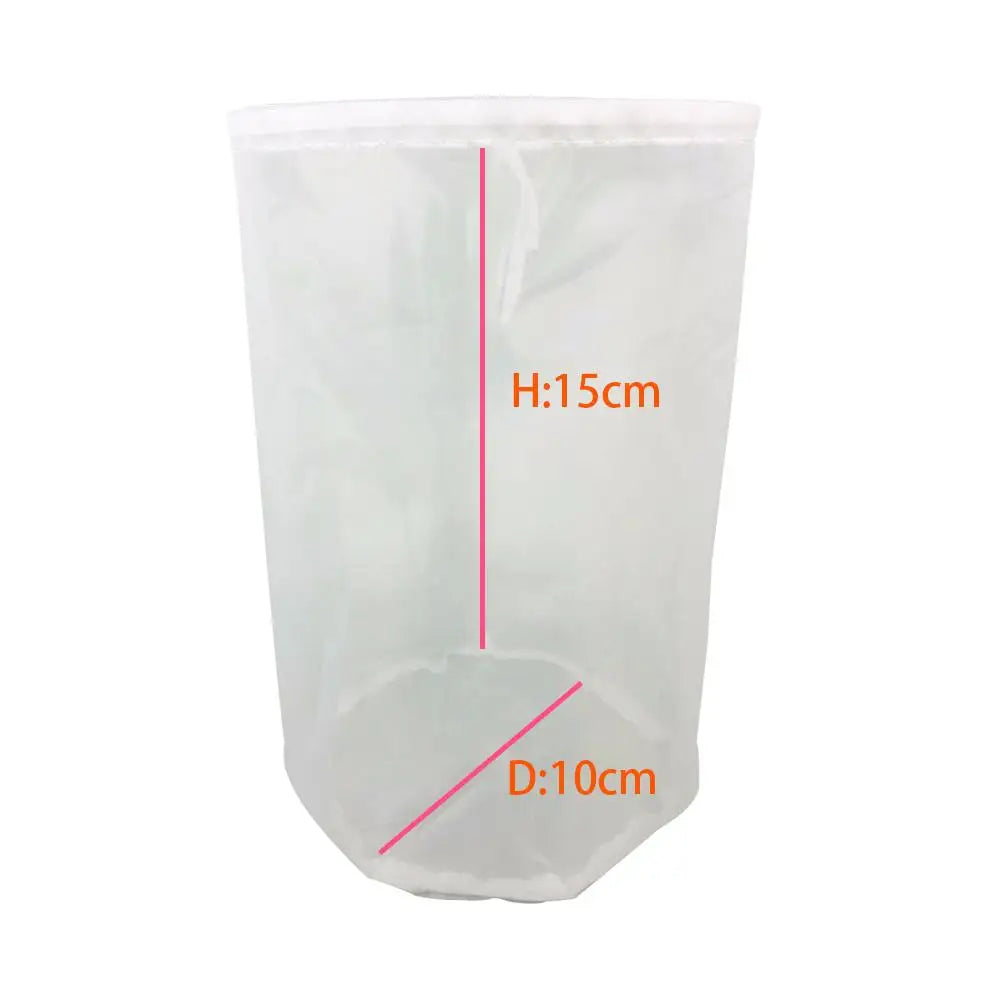 Beer Filter Bag Reusable Nylon Homebrew Beer Wine Brewing Strainer for Brewing Malt Boiling Wort Mash Strainer Tool