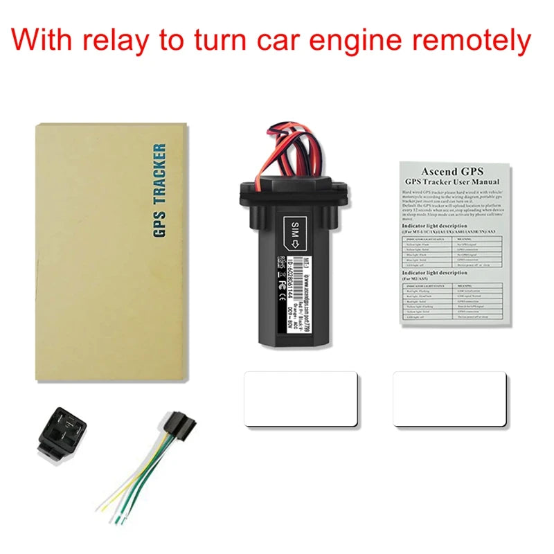 gsm gprs gps tracker for car motorcycle scooter vehicle truck mini waterproof real time online tracking monitoring no monthly