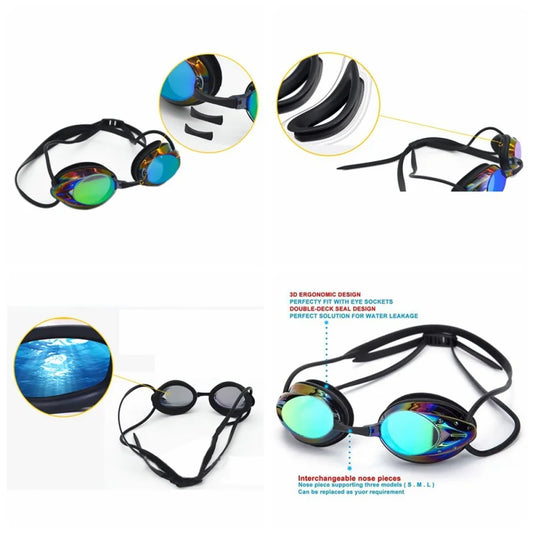 Summer Swimming Glasses Arena Swimming Colorful Racing Game Swimming Anti-fog Glasses