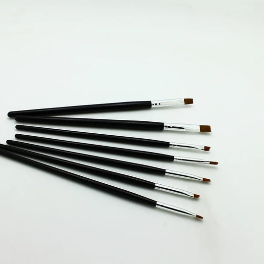 7Pcs/Set Nail Art Design Brush Acrylic Nail Art Brush Kit Set UV Gel Brush Nail Art Tool