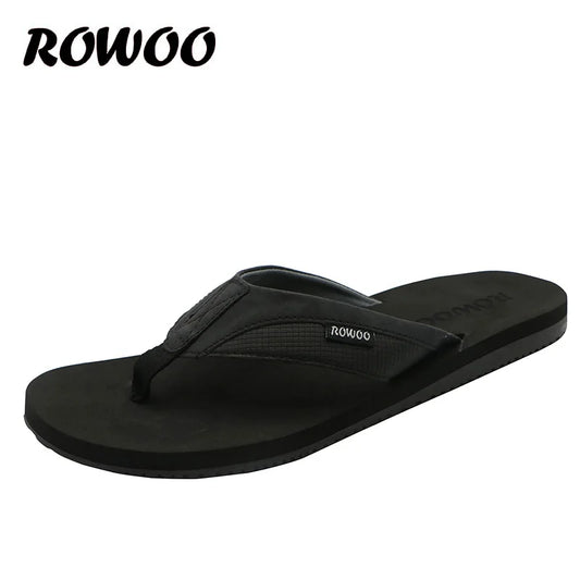 2024 New Arrival Men Flip Flops Summer Fashionable Slippers Non-Slip Sandals PU Leather Soft Footwear Comfortable Wholesale
