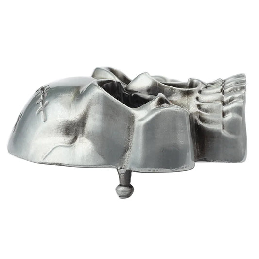 The scalp skull buckle head smooth alloy buckle