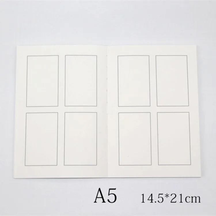 Creative Movie Story Notebook Four Comic Painting Book Diary Book Sketch Book Stationery School Supplies