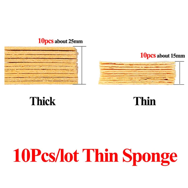 Soldering Iron Yellow Sponge Solder Tip Cleaning Sponges Cleaner Pads Soldering Accessories BGA Rework Tools