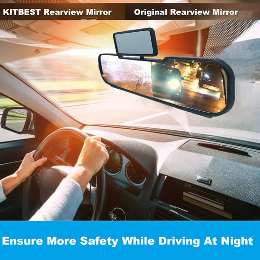 2 In 1 Rotatable Car Mirrors Double Rearview Mirror Child View Infant Kids Interior Universal Wide Angle Safety Mirror Accessory