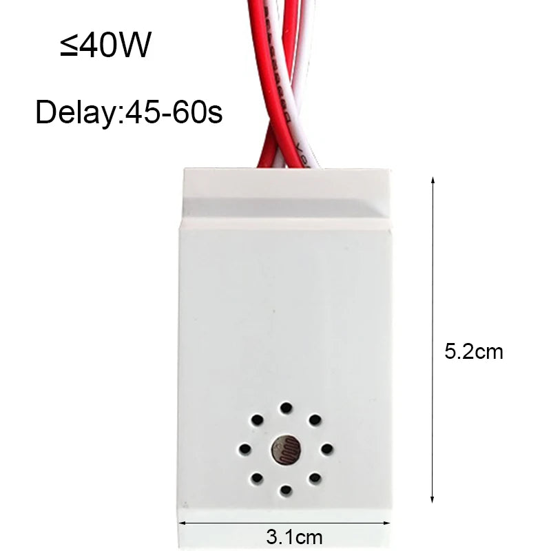 Smart Switch PIR Detector Sound Voice Sensor Lamp Photocell On Off Light Controller Photoswitch 110/220v Infrared Automation