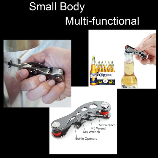 Smart Key Holder EDC Gear Key Holder Creative Gift Car Key Organizer Multi-functional key Clip keychain Compact Key Holder