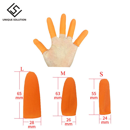 Disposable nitrile finger Cots sleeve anti-static fingertip sleeve waterproof beauty electronics Hand Set safety equipment