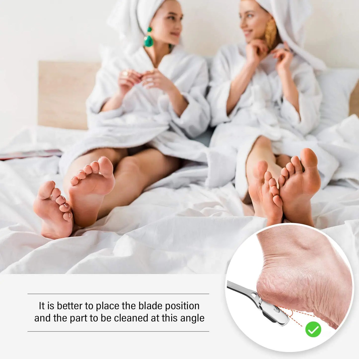 New Foot Care Tool Stainless Steel 1pc Dead Skin Callus Remover Planer Cutter Shaver Foot + 50pcs Blades