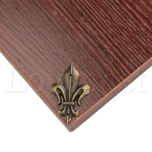 4x Furniture Decorative Box Corner Protector Guard Desk Edge Cover 45x28mm