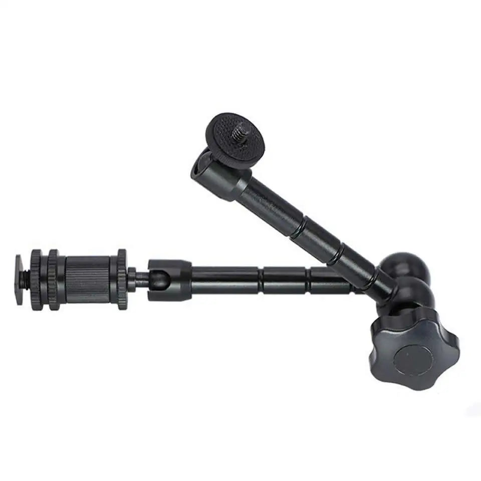 Tablet Stand Adjustable Friction Articulating Magic Arm Clamp With 1/4" Thread Adapter for Tablet Phones 4-11 inches iPad Holder