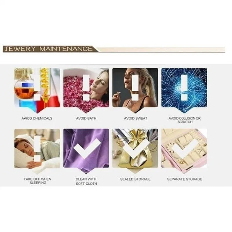 3 Pcs/Set Luxury Metal Set Square Zircon Rings Hand Set Green Stone Engagement Wedding Jewelry