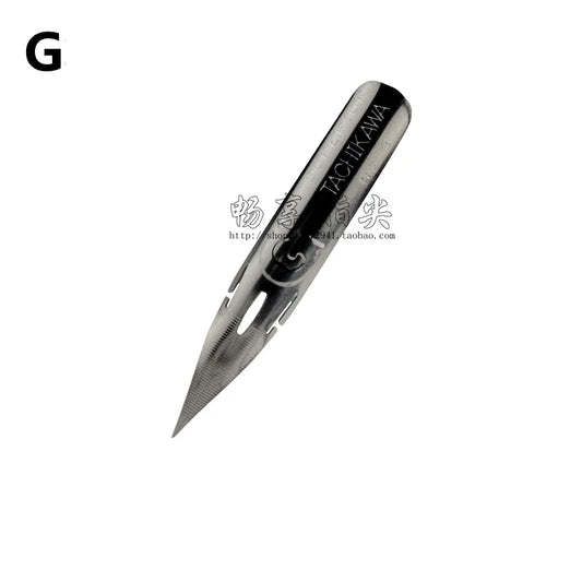 Japanese craftsman nikko TACHIKAWA comic nib G/D/round/student/whistle nib Painting, stationery, student supplies
