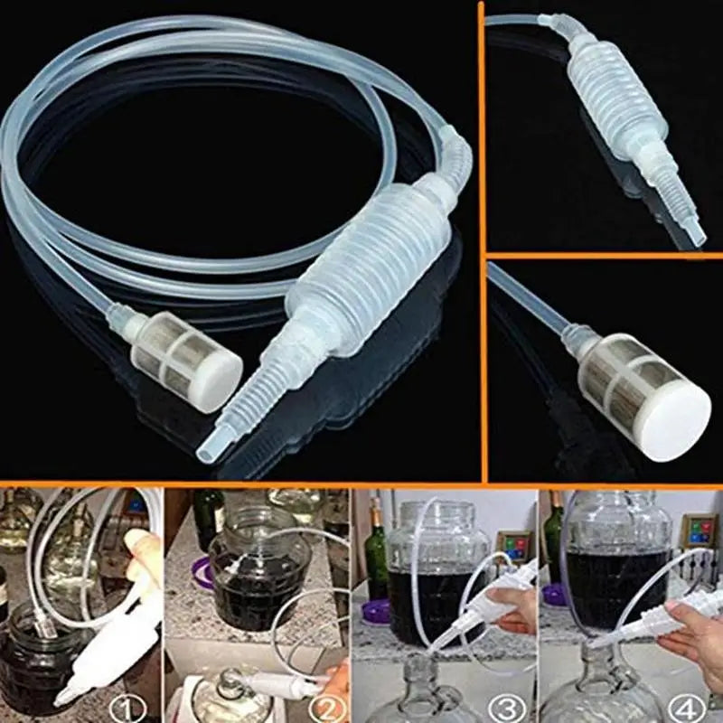 Home Brewing Siphon Hose Wine Beer Making Tool Brewing Food Grade Materials plastic beer chiller