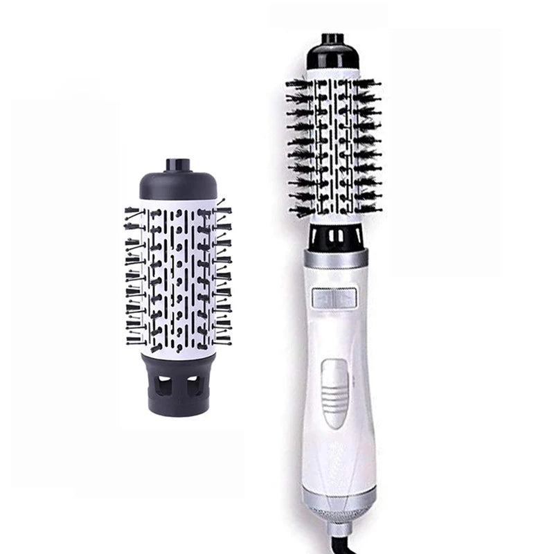 Automatic Rotating Hot Air Brush 2 In 1 360 Degree Curling Iron Hair Dryer Brush Hair Salon Equipment One Step Hair Dryer Comb