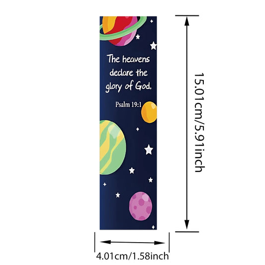 30PCS Church Bookmarks Inspirational Book Markers Religious Bookmarks Reading Scripture for Church Souvenirs Stationery Gifts