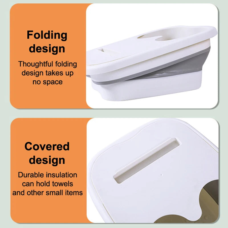 Foldable Footbath Massage Bucket Soaking Bucket Folding Basin Spa Foot Bath Bucket Household Sauna Bathtub Pedicure Bath Bathtub