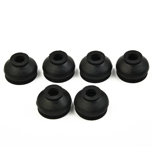 6pcs Ball Joint Boot Suspension Steering Dust Cover Track Tie Linkage Rubber Dust Boot Covers Track Rod End Replacement Kit
