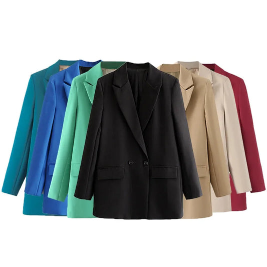 Blazer Woman Fashion Office Wear for Women Professional Autumn winter Female Coat Elegant Youth Blazer Office Outfits