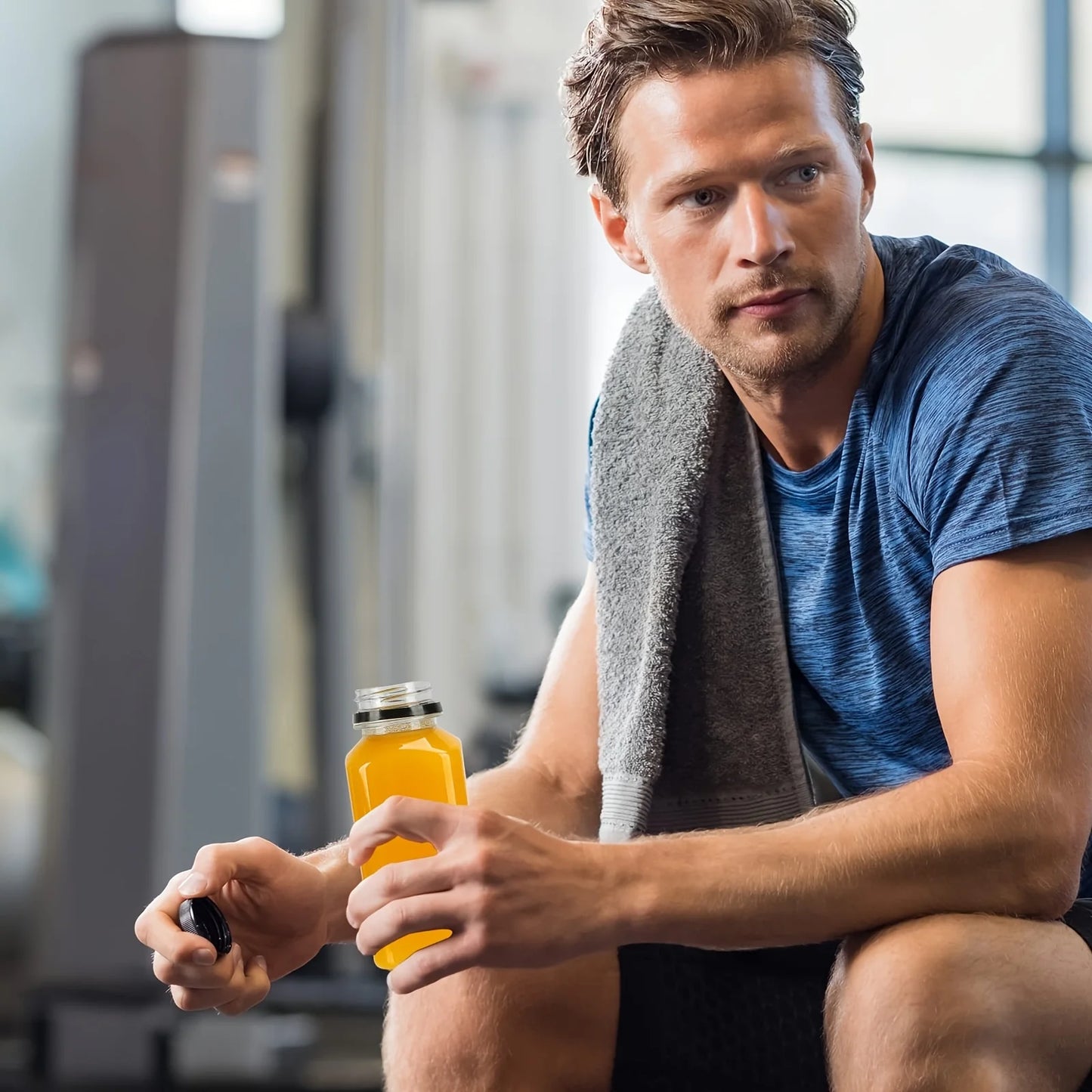 10pcsPlastic Juice Bottles Long-Lasting, Spill-Proof, Milk, and More - Easy Cleaning and Refilling Clear Water Bottle Portable 