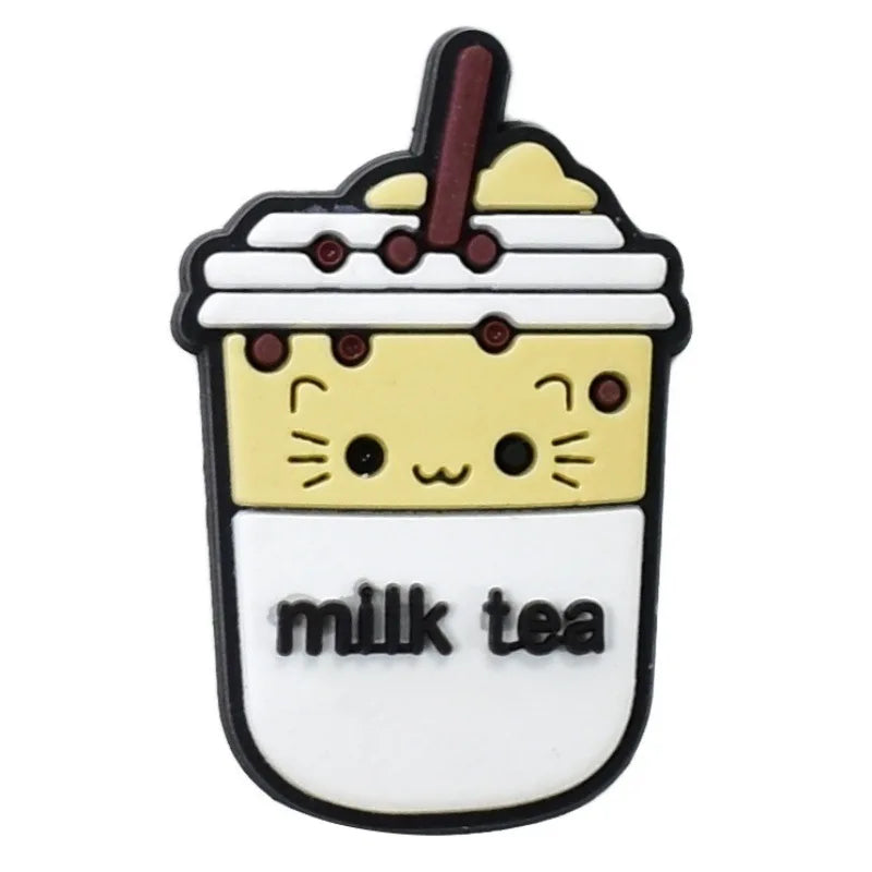 Cute Food Shoe Charms Decoration for Crocs Pin Accessories Charms Bracelet Wristband DIY Shoe Party Gifts