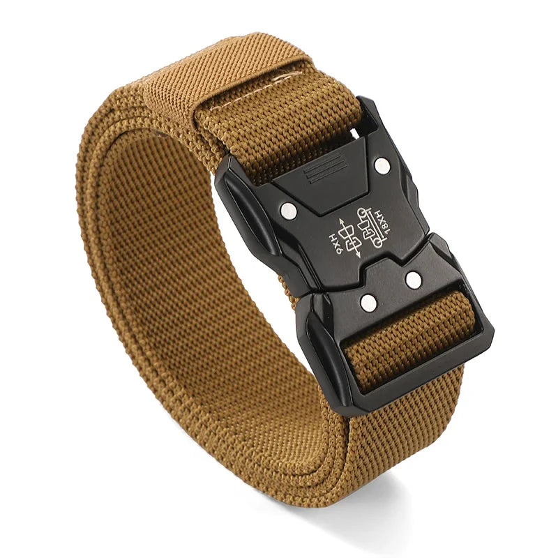 New Tactical Belt Outdoor Work Training Belt Woven Belt Canvs Tactical Military Multi Function Combat Belt Denim Belt