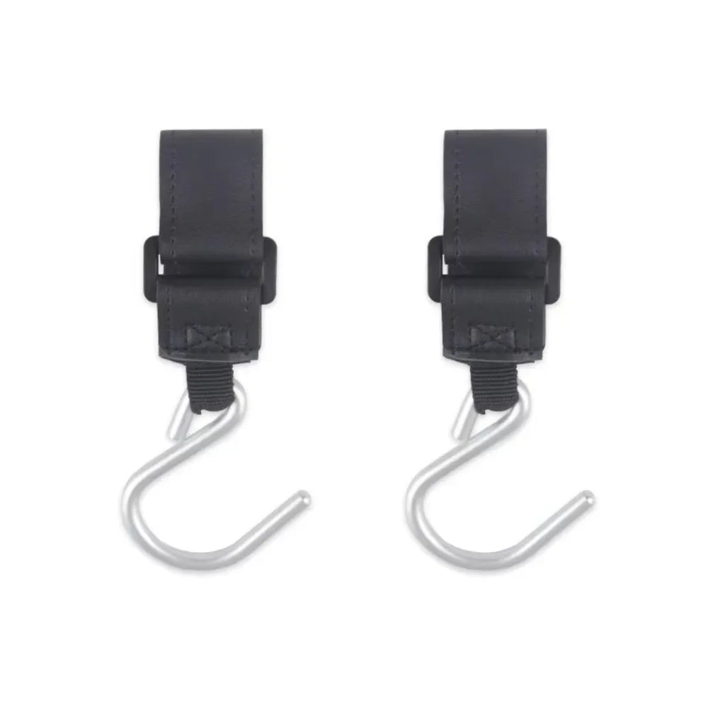 Multifunctional S Shape Baby Stroller Hooks PU Solid Color Hanging Hook Cart Organizer Cartoon Stroller Accessories Baby