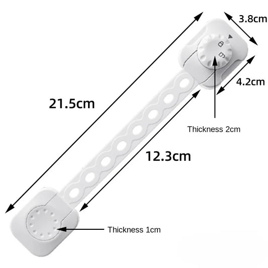 2/6pcs Anti-pinch Drawer Lock Baby Cabinet Sliding Door Window Multi-functional Protective Child Safety Lock