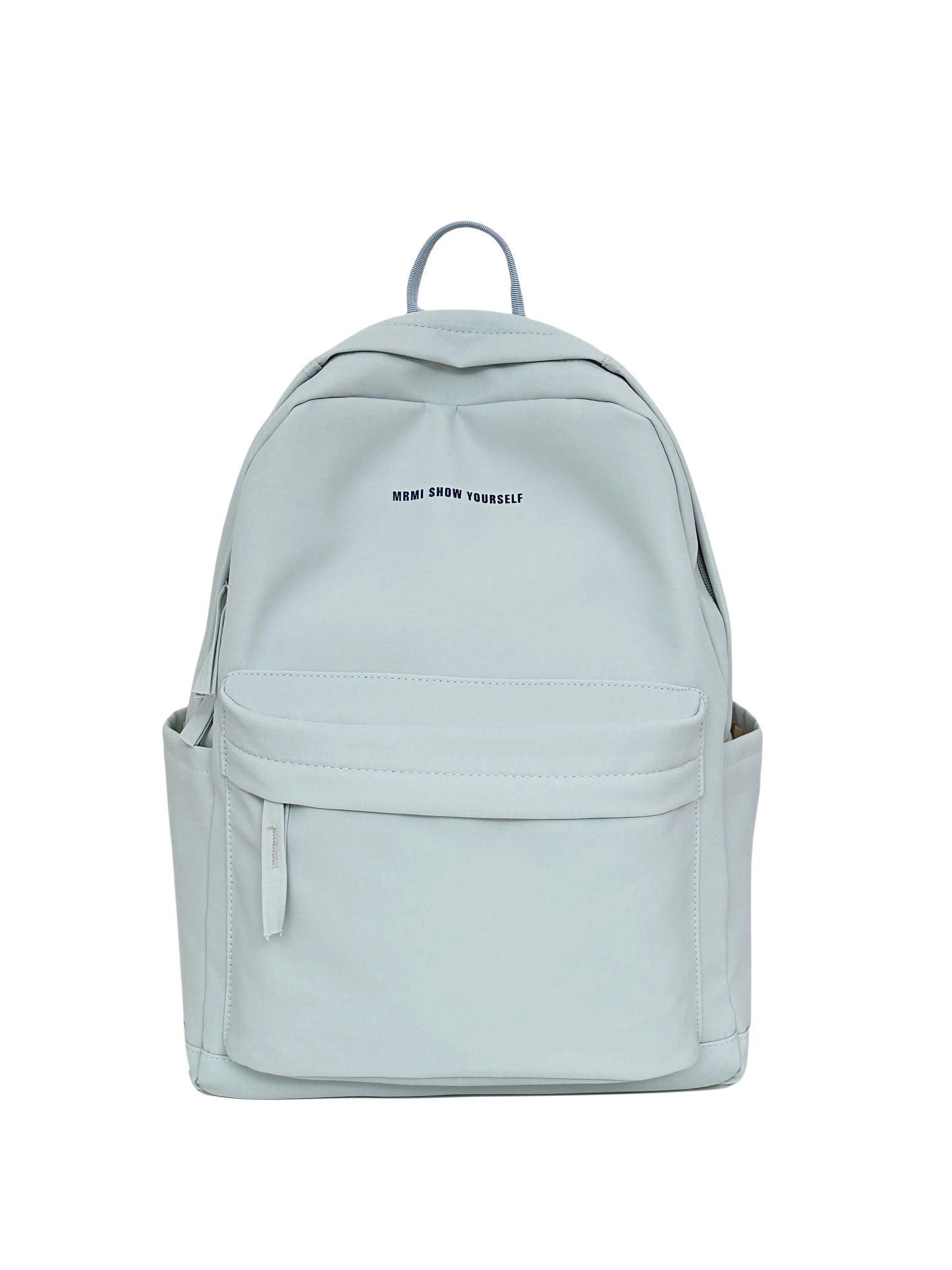 Schoolbags for junior high school girls. They are large-capacity, simple, versatile solid-color double-shoulder bags in ins styl