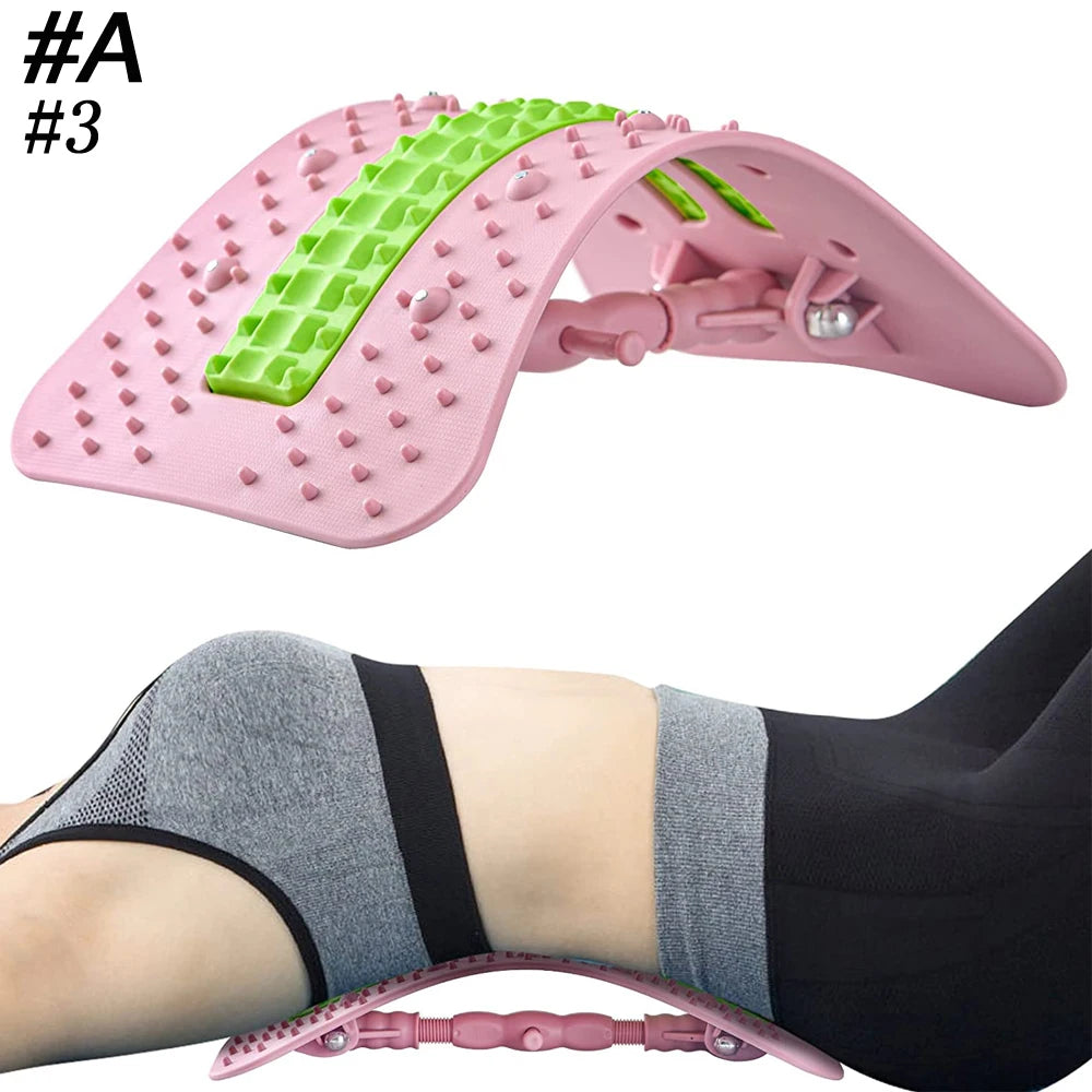 Back Stretcher,6th Generation Upgraded Back Massager,Back Cracker for Lower Back PainRelief Lumbar Support,with Magnetic Massage