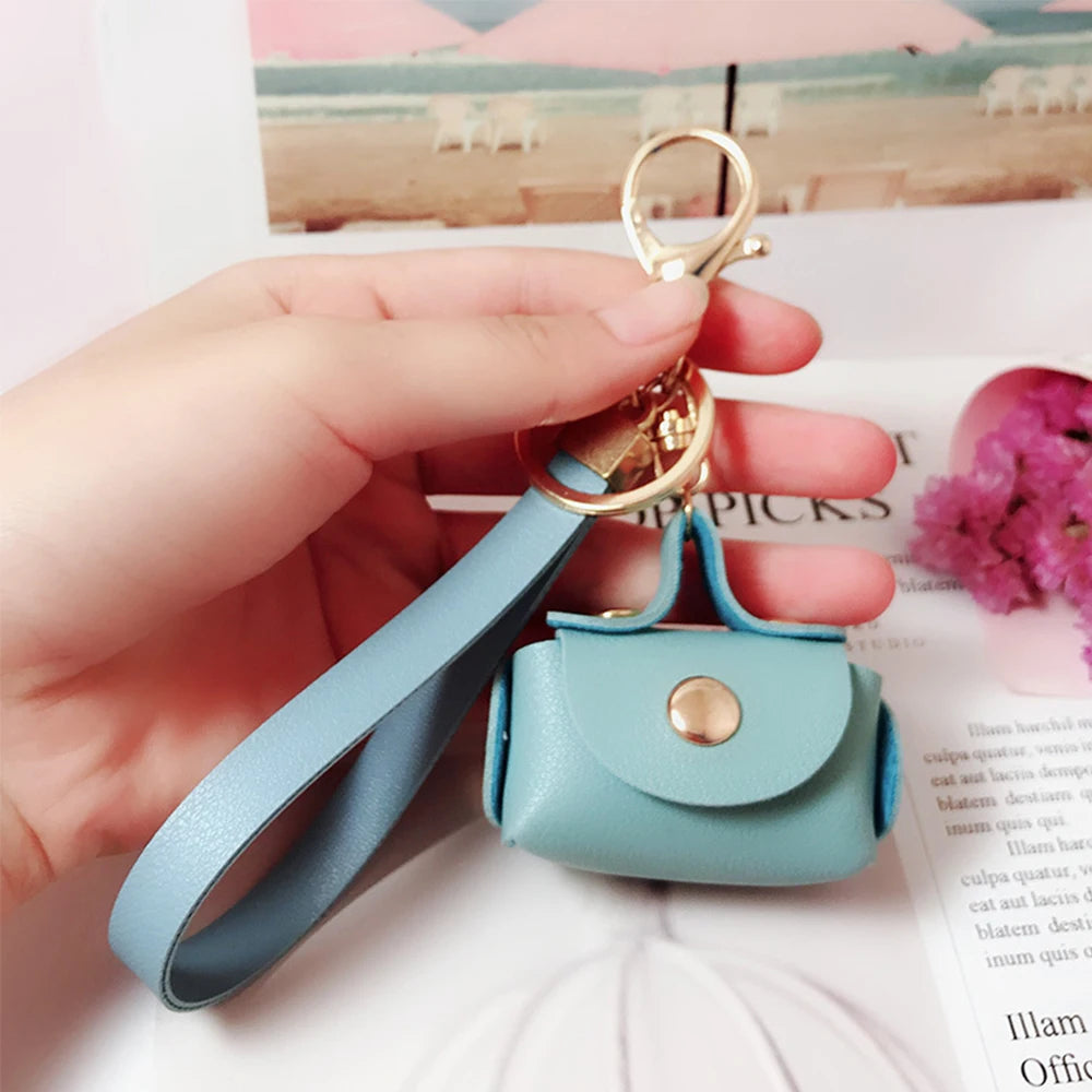 Korean Fashion Cute Car Accessories Creative Keyring Purse Pendant Bag Keychains Mini Bag