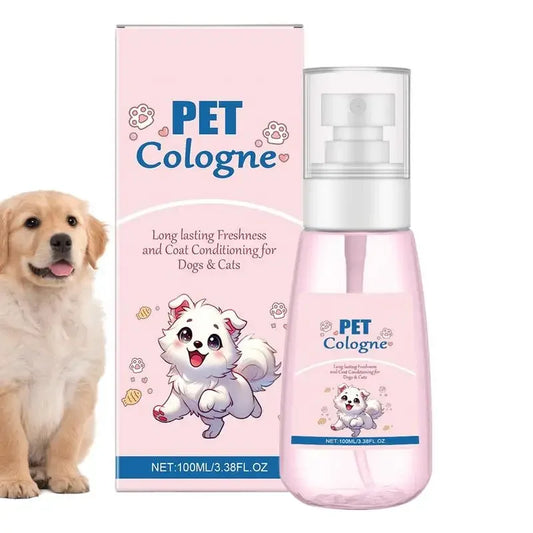 100ml Deodorizing Dog Spray Mild Kitten Odor Removal Natural Deodorizer Perfume Spray for Dogs Cats Long-lasting Odor Control