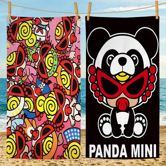 Japan Fashion H-Hysteric M-Mini Cartoon Beach Towel Cute Kawaii Room Decor Bath Girls Children Hand Towels For Bathroom Shower