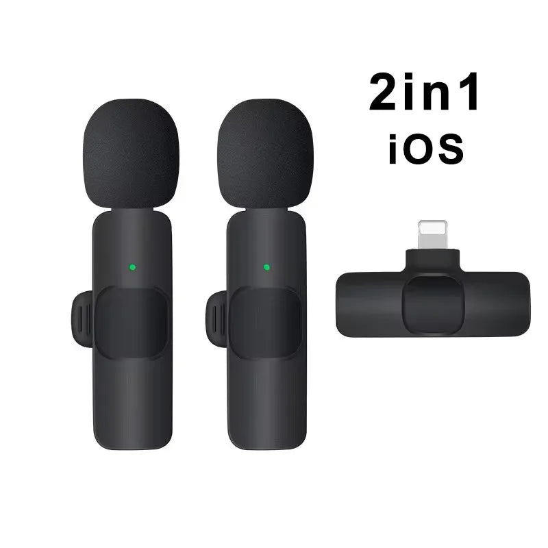 Wireless lavalier microphone for live streaming/YouTube/TikTok/Facebook live streaming noise cancelling microphone suitable for