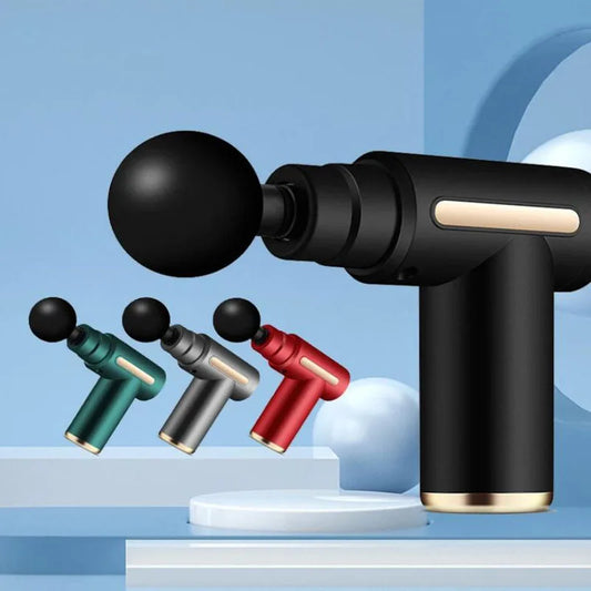 Portable Quiet Massage Gun Ultra Small & Quiet Muscle Massage Gun USB Charging- for Home Gym Outdoors With one head