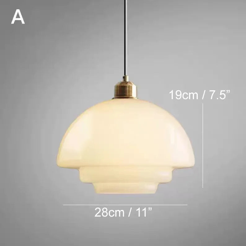 Nordic LED Glass Pendant Lamp Loft Home Decorativon Dinning Room Hanging Light Kitchen Island Bedrrom Bedside E27 Modern Fixture