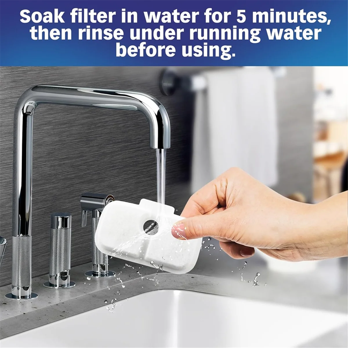 Cat Water Fountain Replacement Filters for PETLIBRO PLWF105/PLWF115/PLWF005 Pet Water Fountain Triple Filtration