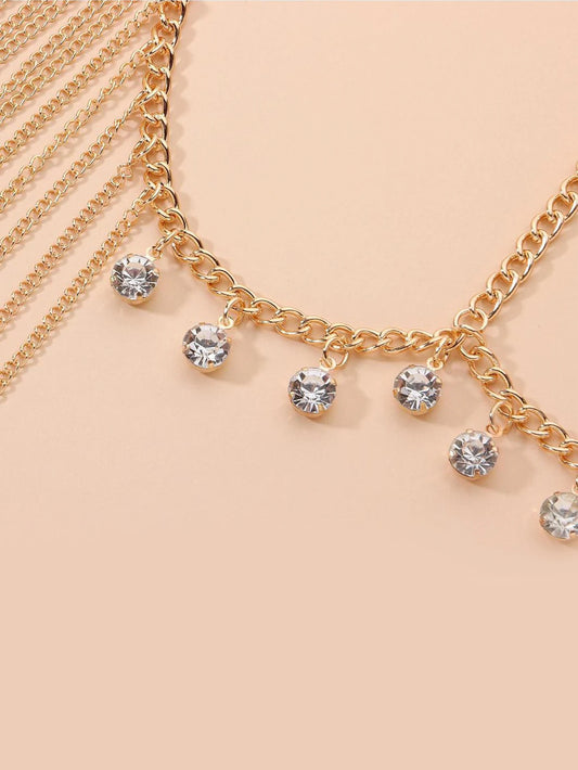 Women Headwear Accessories Long Fringe Head Chain Accessories