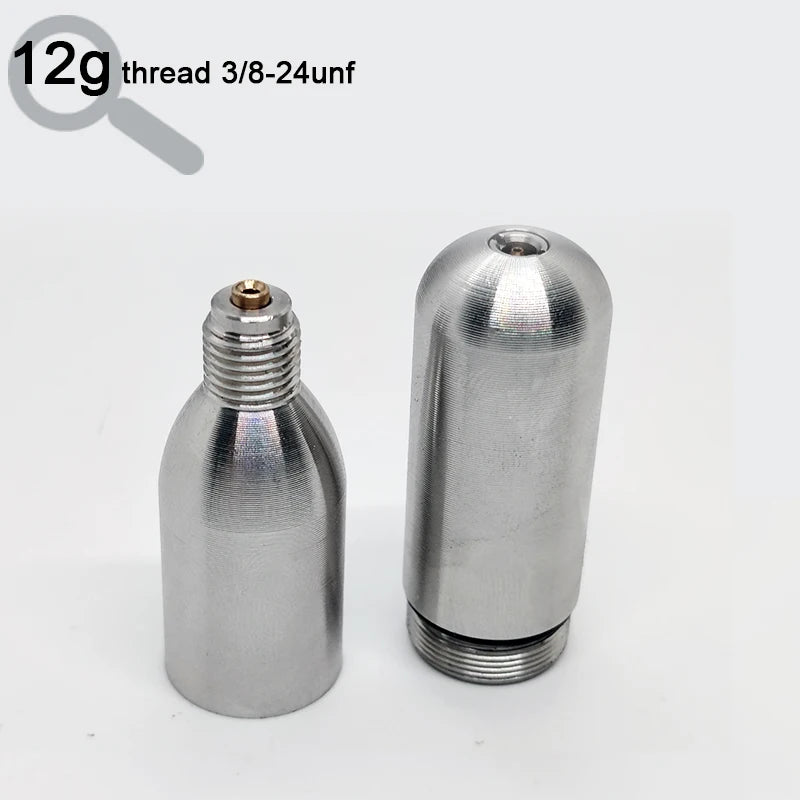 Rechargeable co2 cylinder 12g 16g CO2 Cartridges Refill CO2 Inflator for Bike Tires Brewing Equipment With Threaded Unthread