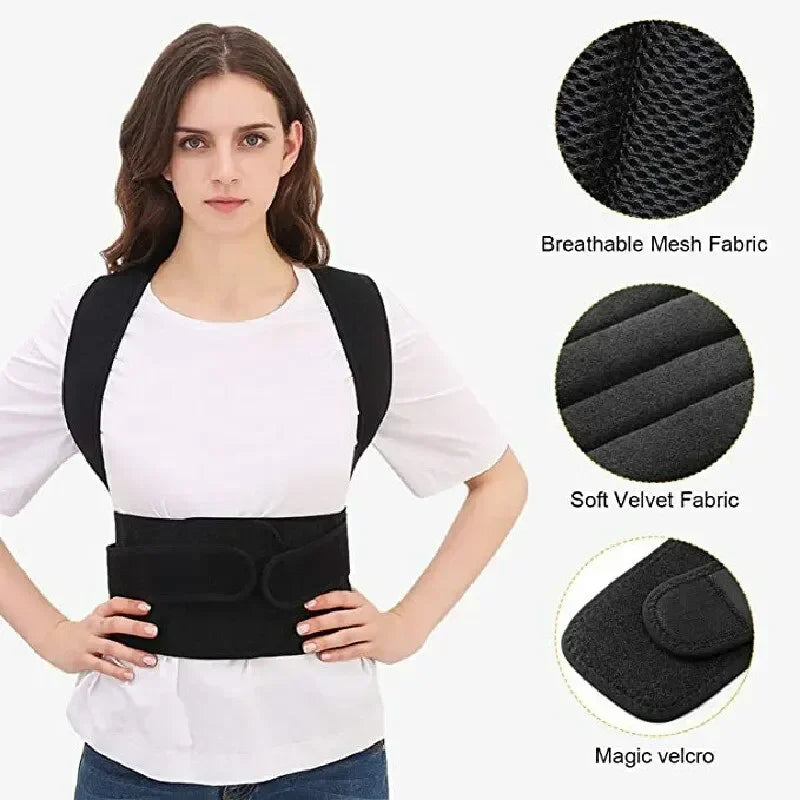 Men's AND WOMEN'S Scoliosis Corrector Kyphosis Corrector Student Adult Posture Corrector Anti-kyphosis Fixed Strap